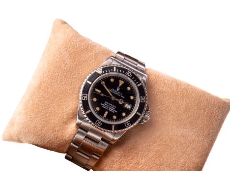 GENTLEMAN'S ROLEX OYSTER PERPETUAL DATE 'TRIPLE SIX' SEA-DWELLER STAINLESS STEEL AUTOMATIC WRIST WATCH, model no.16660, case 