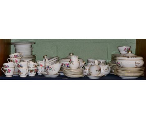 A Wedgwood Devon sprays dinner and tea service, and a paragon Meadowvale tea service 