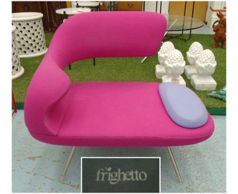 ARMCHAIR, by Ross Lovegrove, 1998, model 'Oasi' by Frighetto Upholstery, 90cm W x 60cm D x 77cm H. (with faults)