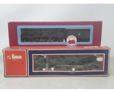 A boxed Dapol 00 gauge 'Dorchester Castle' Locomotive in BR green livery and a boxed Lima 'King George V' Locomotive
