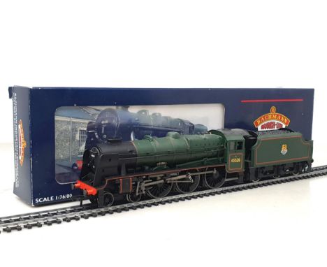 A boxed Bachmann 00 gauge Re-built Patriot Class Locomotive 'R.E.M.E.', appears lightly run in Ex condition