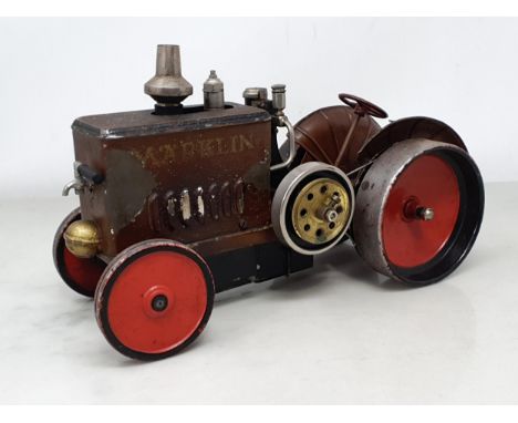 A c.1930's Marklin live steam driven Tractor, some corrosion but appears complete