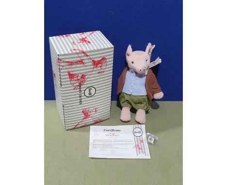 A boxed Steiff Pigling Bland, unopened with certificate
