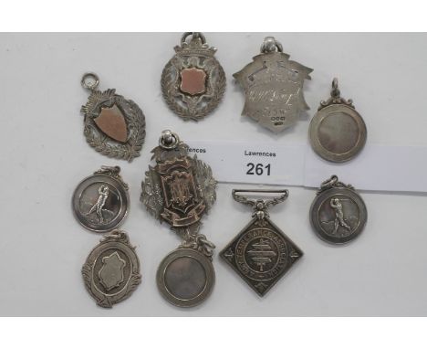 AN ARMY TEMPERANCE MEDAL etc An India reverse Army Temperance Medal in silver, unusual pendant shape Victorian issue. (9) Fur