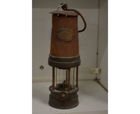 A miner's lamp.