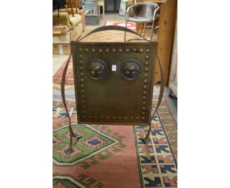 An Art Nouveau fire screen.