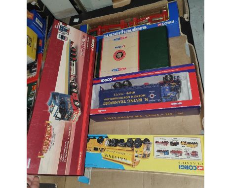 A Limited Edition boxed 'Haulers of Renown' Corgi Robinson's Haulage 1:50 scale, other boxed Corgi Haulers 