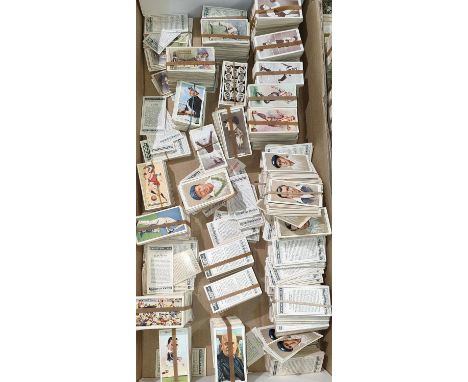 A large selection of cigarette cards, John Player, Will's, etc.:&nbsp; natural history; sports; etc. 