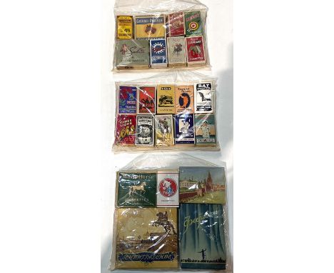 Twenty three vintage cigarette picture packets:&nbsp; Polo; Santa Fe, mainly with interior slides; etc. 