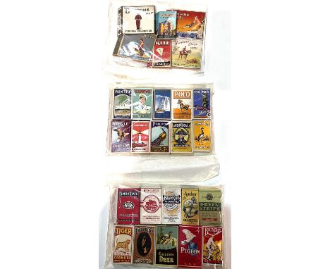 Twenty six vintage cigarette picture packets:&nbsp; Tiger; London Idol; Golden Deer, mainly with interior slides; etc. 