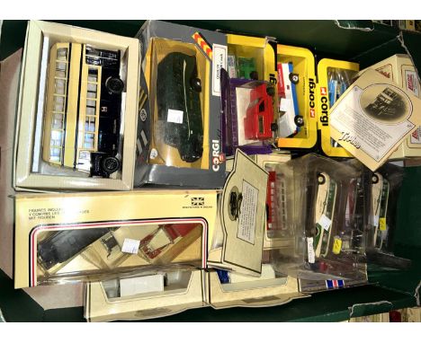 A selection of 15 Corgi and other vintage vehicles 