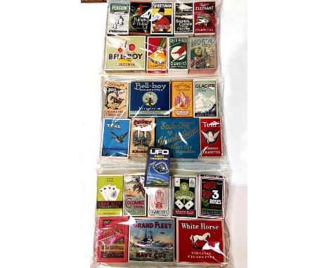 Twenty five vintage picture/unusual cigarette packets:&nbsp; Ruby Queen; Grand Fleet; Bellboy; etc., some with original slip 