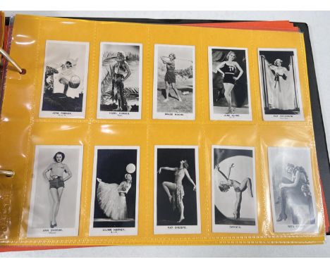 An album of early 20th century film star and other cigarette cards:&nbsp; Perfection Soap; Les Cigarettes Atlas; Barratts; Au