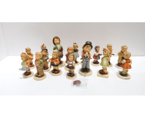 A collection of Hummel figures (17) Condition Report:Available upon request