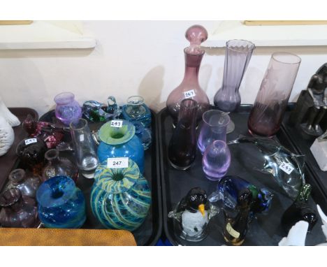 A collection of glassware including Caithness, Mdina and others Condition Report:Not available for this lot.