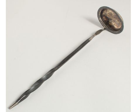 A GEORGE III TODDY LADLE.