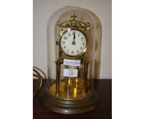 GLASS DOMED CARRIAGE CLOCK