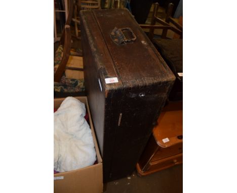 VINTAGE PAINTED TRUNK, 104CM WIDE