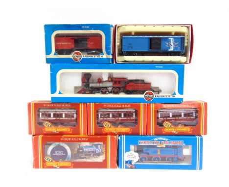 [OO/HO GAUGE]. A MISCELLANEOUS COLLECTION comprising a Hornby No.R057, Caledonian 0-4-0 saddle tank locomotive, lined blue li