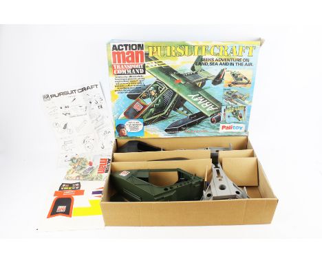 A vintage Action Man Pursuit Craft, boxed. 'Transport Command' multi vehicle, by Palitoy, no 34738
