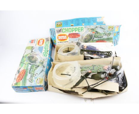A collection of three Sharna Army sets. Comprising one Viper tank and two Chopper helicopters