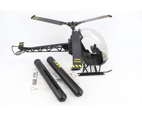 A Palitoy Action Man vintage SAS Air Strike. Comprising a snap-together helicopter with rotor blade action and winch, detacha