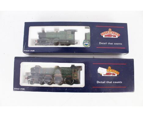 Two Bachmann OO gauge steam locomotives and tenders. Comprising a 32-300 2251 Collet in Great Western Railway livery 2251 and