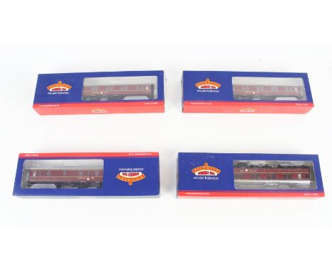 Four Bachmann OO gauge British Railways Second Class Sleeping Coaches. 39-502, in the original boxes