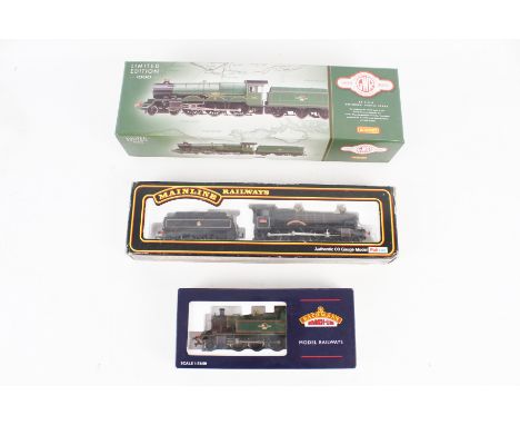 Three OO gauge steam locomotives. Comprising One Hornby Limited Edition 4-6-0 GWR Castle Class Swindon 7037 locomotive with t