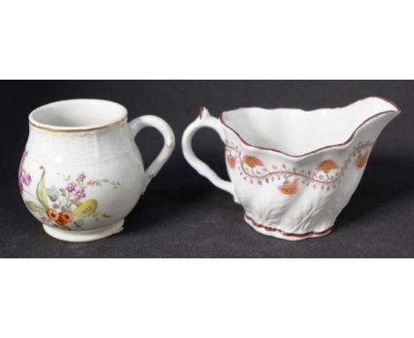 Two various 18th Century ceramic collectors items including a German hand decorated cup, circa 1760, Ceramic Collectors Socie