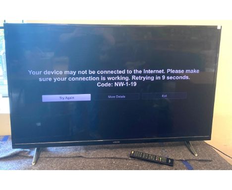 Hitachi TV, 50 inch Smart TV working order 