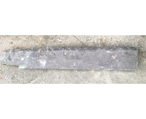 Antique slate step measures approx 7" wide tall 42" long 4" depth 