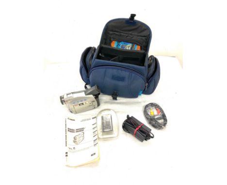 Canon MV600 Camcorder mini  with manual, battery, leads case etc, untested 