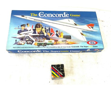 2 Vintage games, the Concorde game, Rubiks cube 