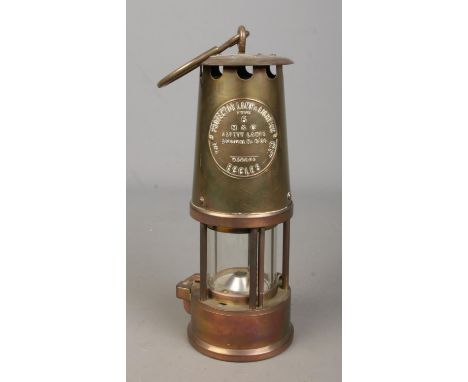 An Eccles Type 6 miners lamp by The Protector Lamp &amp; Lighting Co Ltd.  