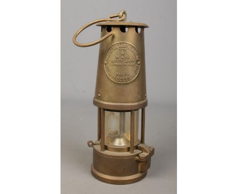 An Eccles Type 6 miners lamp by The Protector Lamp &amp; Lighting Co Ltd.  