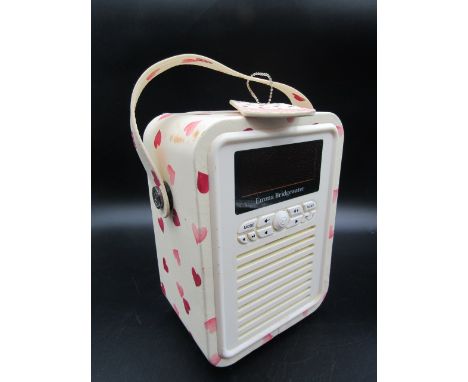 Emma Bridgewater&nbsp; DAB/FM radio and Bluetooth speaker, a few marks as pictured.&nbsp;