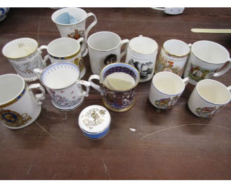 Commemorative cups and trinket box