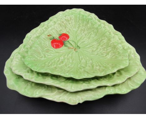 3 Carltonware salad plates in graduating sizes&nbsp;