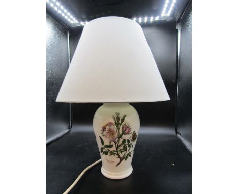 Portmeirion Rosa Canina ceramic lamp