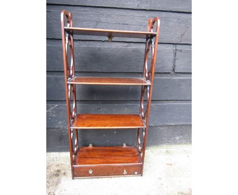 A small 4 tier display/book shelf 41xmW 89cmH 17cmD