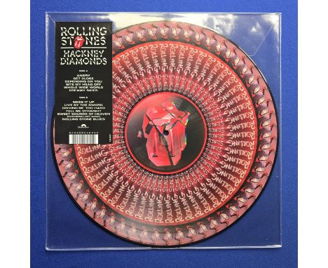 Rolling Stones Hackney Diamonds Zoetrope Picture Disc LP Limited edition The vinyl is unplayed, the sleeve is mint.