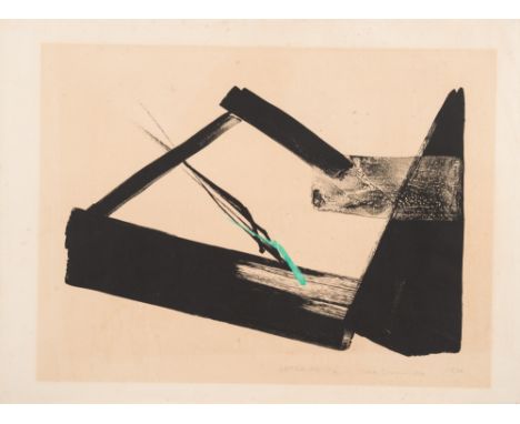 Toko Shinoda [b.1913]-
After Rain, A:-
signed, inscribed in pencil and numbered 18/20
lithograph with colour
sheet size 53 x 