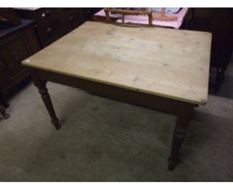 VINTAGE PINE TABLE WITH DRAWER