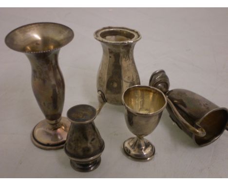5 SMALL STERLING SILVER PIECES