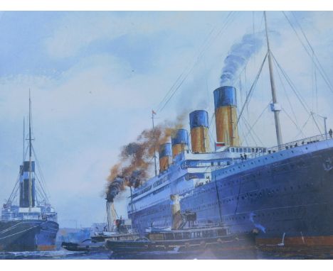 After Tudgay. Cutty Sark 1869, print, 34cm x 55cm, various other shipping pictures, prints, etc. (a quantity) 