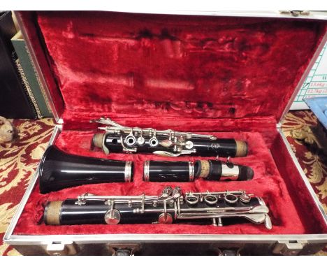 A 20thC cased 'Regent' clarinet with B & H No 593