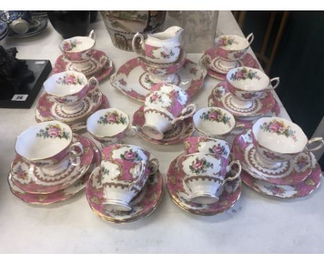 A Royal Albert Lady Carlyle tea set