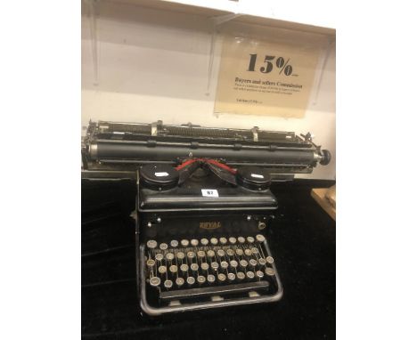 A 1930's Royal typewriter