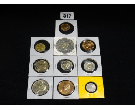     A Rare 1951 British Coin Proof Set, To Include The Penny Coin (10 Coins In Original Box)                                 